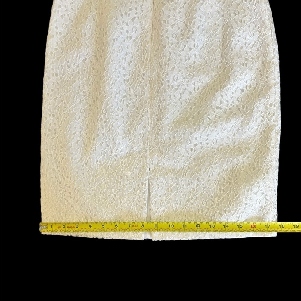 Trio New York white lace sheath dress size 4 - Picture 10 of 15